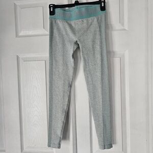 Gymshark grey blue/teal sculpting leggings